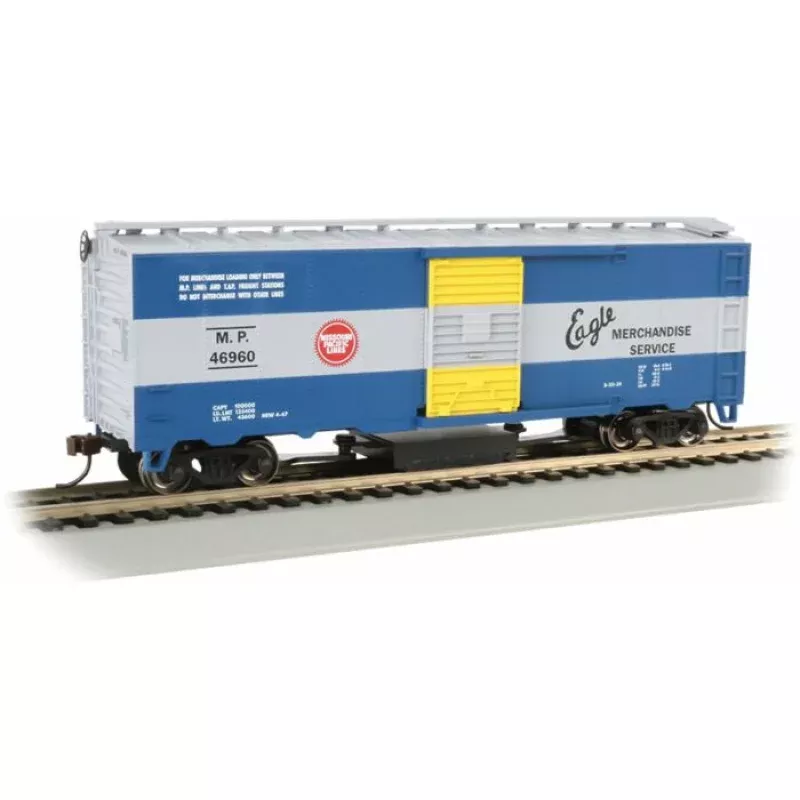 Track Cleaning 40' Boxcar w/Removable Dry Pad - Ready-to-Run -- Missouri Pacific Bachmann #16318