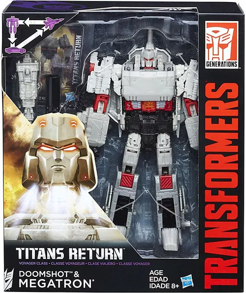 Transformers Generations Titans Return Doomshot & G1 Megatron Voyager Action Figure