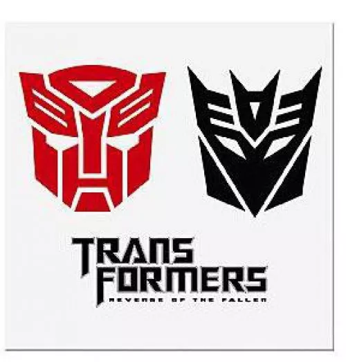 Transformers Revenge of the Fallen Tattoo Set