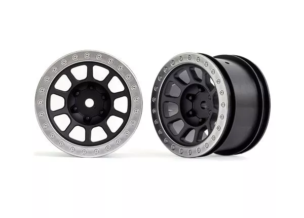 Traxxas 2480 2.2" Graphite Gray Satin Wheels for Bandit Rear