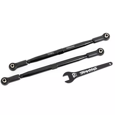Traxxas 7897A Front Tubes 7075-T6 Aluminum 188mm Toe Links Black (2) : X-Maxx