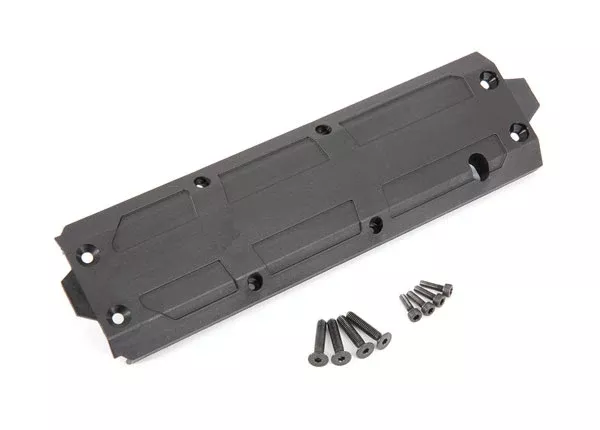 Traxxas 8945R Center Skidplate for Maxx V2 with 352mm Wheelbase