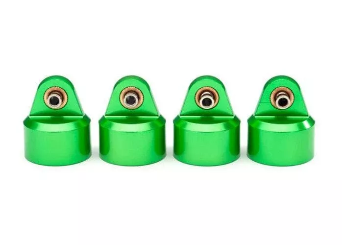Traxxas 8964G Shock Caps Aluminum (Green Anodized) GT-Maxx Shocks Maxx