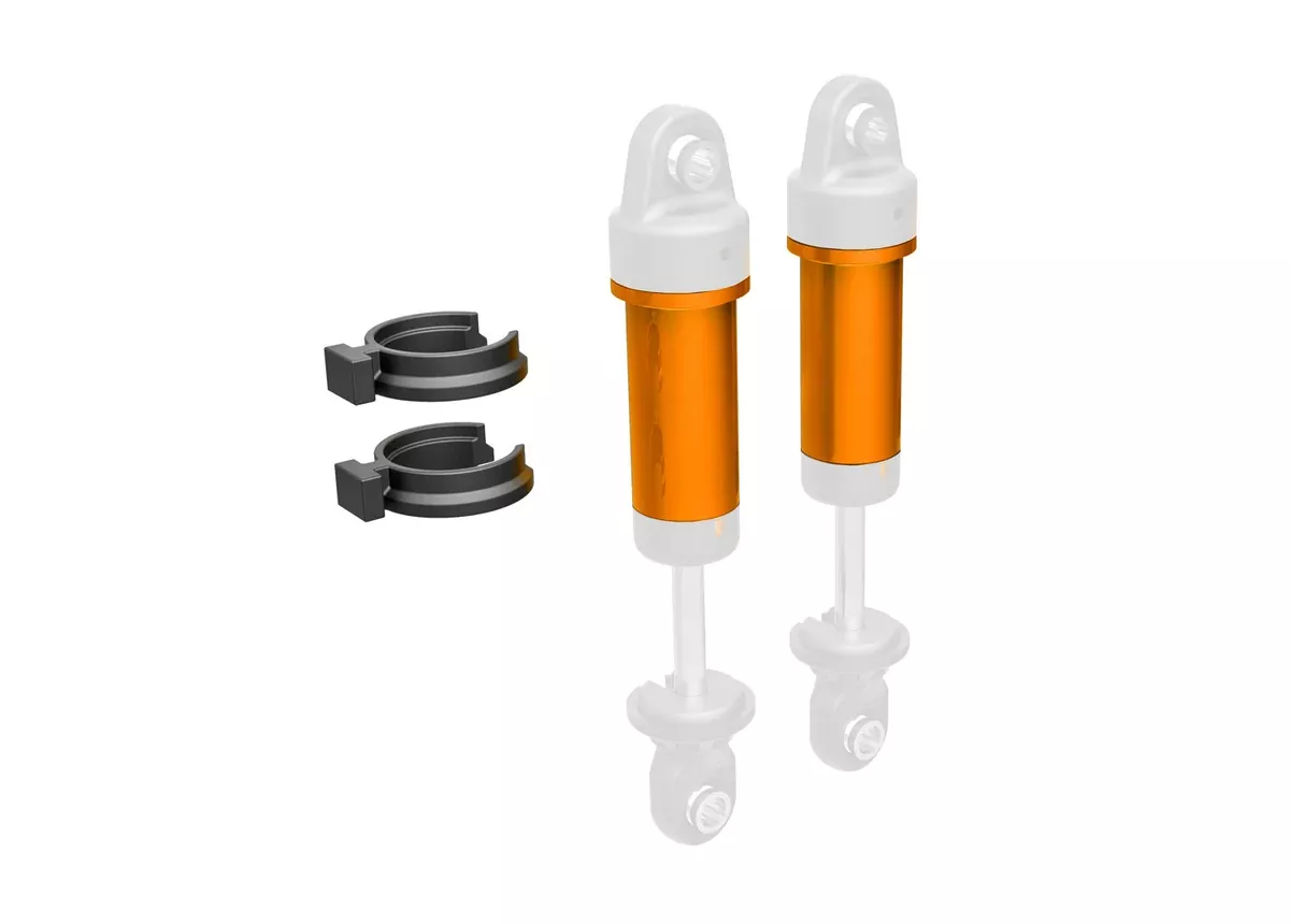 Traxxas 9763 Orange Aluminum GTM Shock Body for TRX-4M