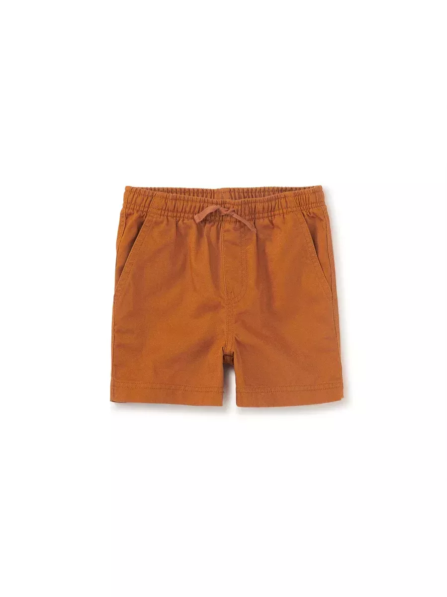 Twill Sport Shorts-Nugget