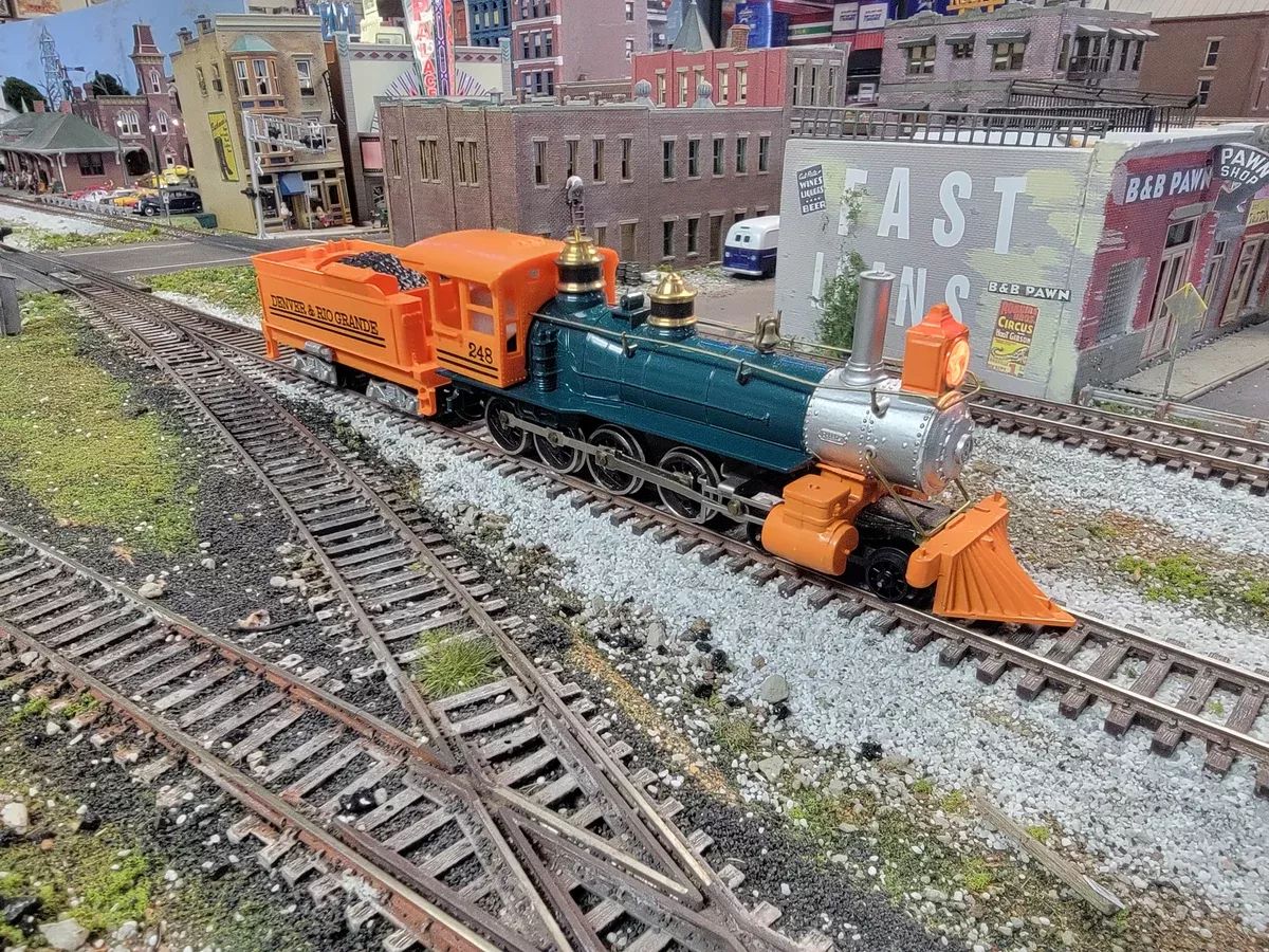 TYCO 253-24 HO Scale 4-6-0 1880 Twelve Wheeler Denver & Rio Grande D&RGW 248