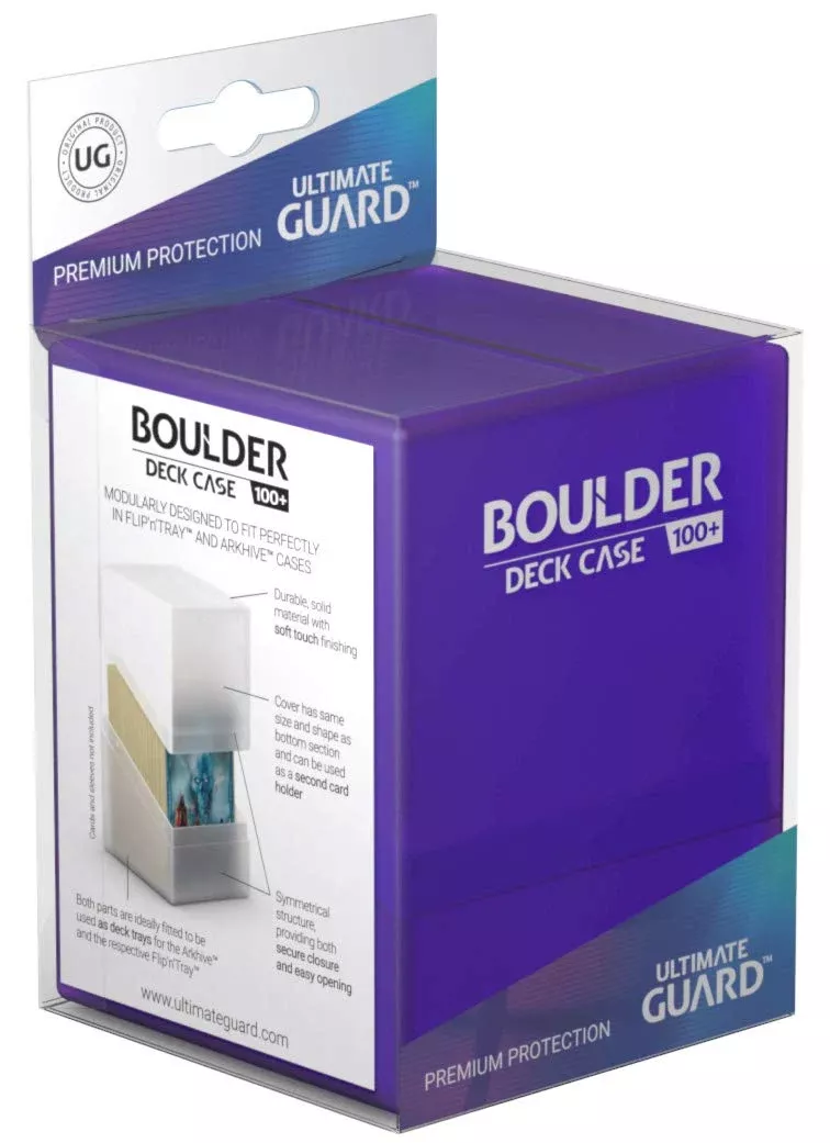 Ultimate Guard Boulder 100+ Deck Case Amethyst