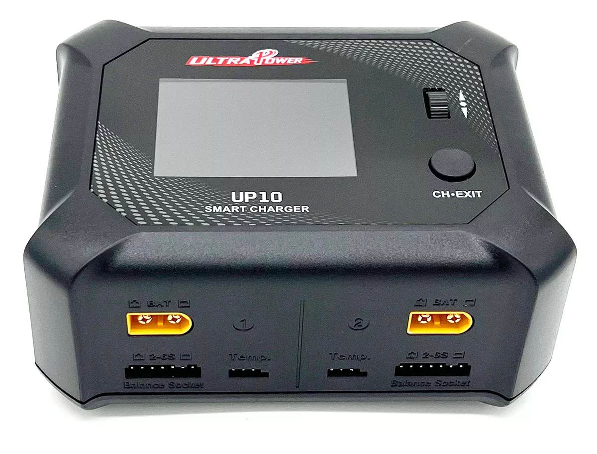 Ultra Power UP10 100W/2x100W Dual Port Multi Chemistry AC/DC RC Charger
