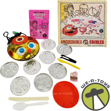 Vintage Incredible Edibles Super-Gooper Oven Cooking Set 1966 Mattel 4557 USED