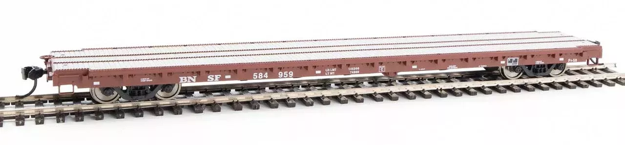 Walthers 910-5360 60′ Pullman-Standard Flatcar BNSF Railway #584959 HO Scale