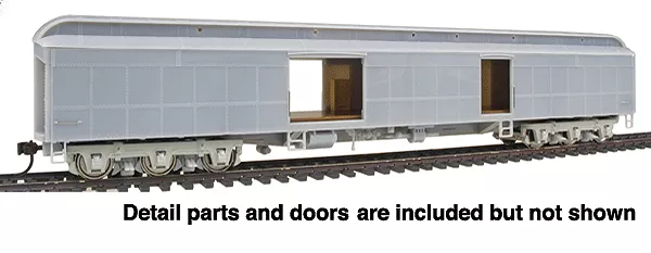 Walthers 932-10500 HO Scale 70' ACF Heavyweight Mail Storage Baggage Car Undecorated