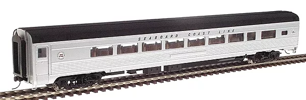 Walthers 932-16422 HO Scale 85' Budd Lounge Seaboard Coast Line SCL