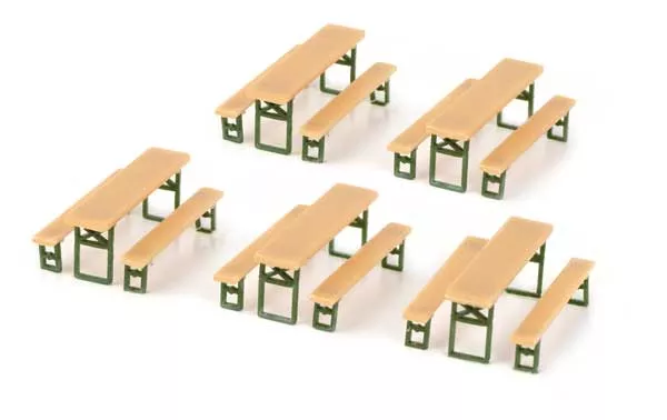 Walthers 949-4190 HO Scale Picnic Tables
