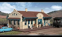 Walthers Cornerstone 933-2920 HO Mission-Style Depot Kit