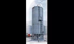 Walthers Cornerstone 933-2937 HO Wet-Dry Grain Bin 2-Pack Kit