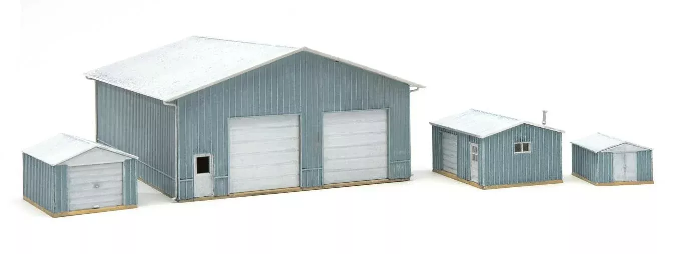 Walthers Cornerstone 933-3853 N Scale Pole Barn & Sheds Kit