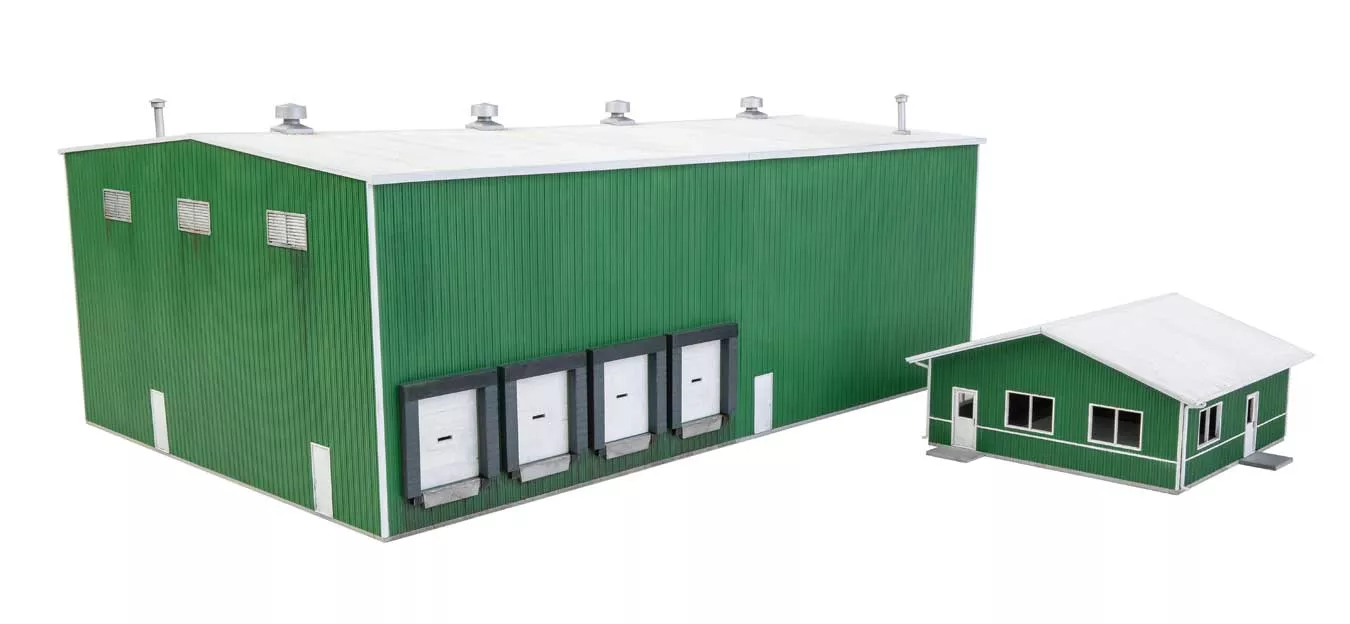 Walthers Cornerstone 933-4080 HO Scale Steel Warehouse Kit