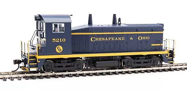 Walthers Mainline 910-20614 HO Scale EMD NW2 Phase V Switcher Chesapeake & Ohio C&O 5210 DCC LokSound