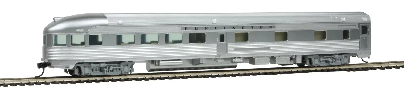 Walthers Mainline 910-30353 HO Scale 85' Budd Observation Burlington CB&Q