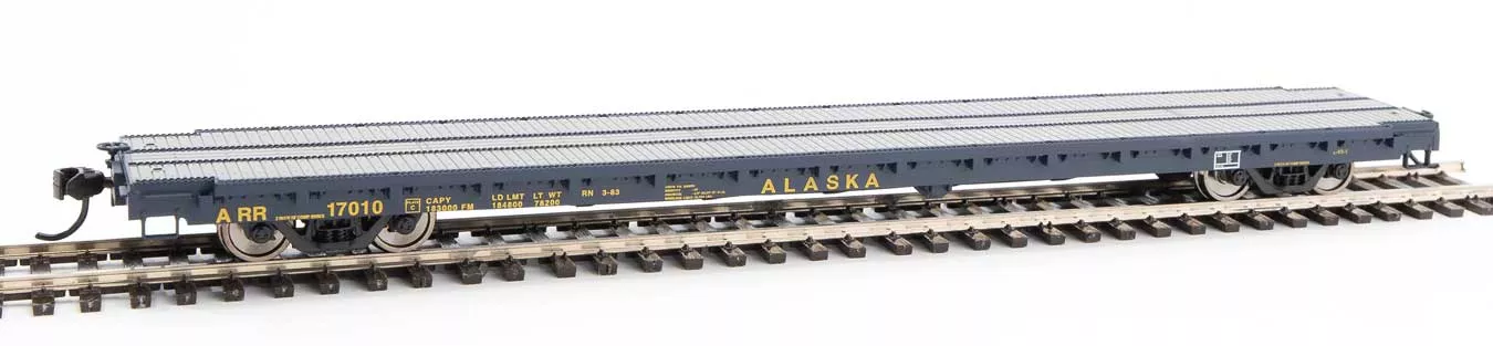 Walthers Mainline 910-5357 60' Pullman Flatcar Alaska ARR 17010