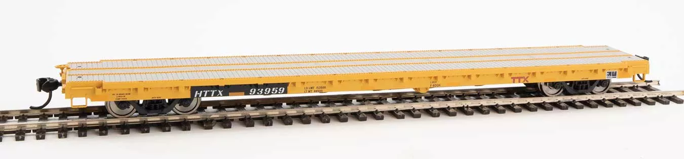 Walthers Mainline 910-5366 60' Pullman Flatcar "Heavy Duty" TTX HTTX 93959