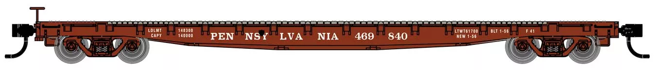 Walthers Mainline 910-6621 53' GSC Flatcar Pennsylvania PRR 469840