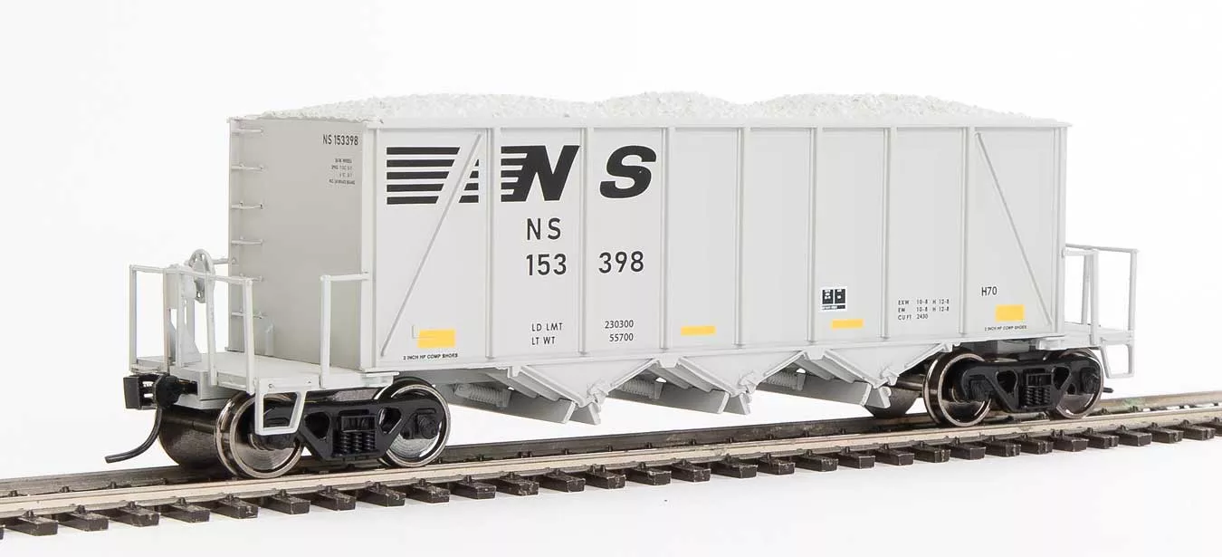 Walthers Proto 920-106026 HO Scale 40' Ortner 100 Ton Aggregate Hopper Norfolk Southern NS 153398