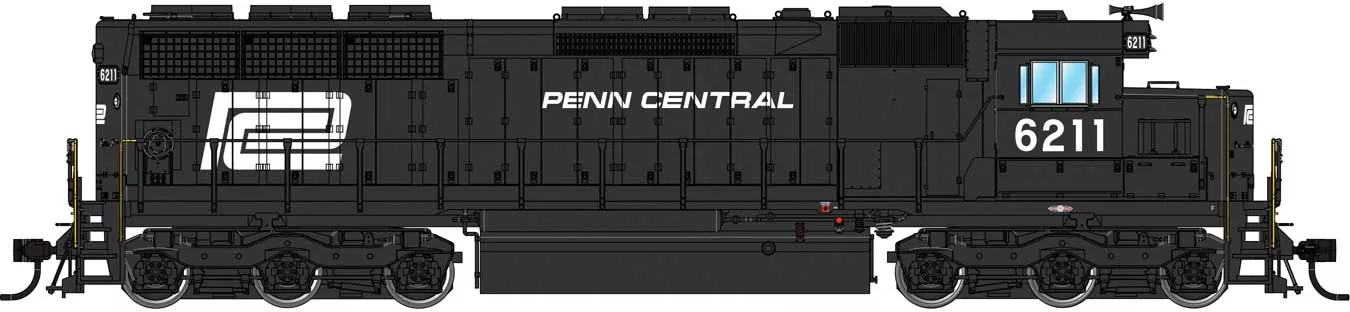 Walthers Proto 920-41156 HO Scale EMD SD45 Diesel Penn Central PC 6211 DCC LokSound
