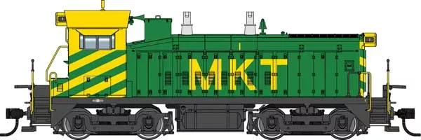 Walthers Proto 920-41507 HO Scale EMD SW1200 Diesel Missouri-Kansas-Texas MKT 1 DCC & LokSound