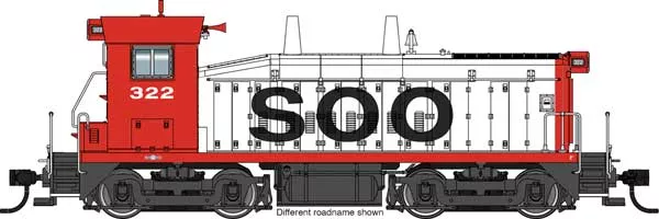Walthers Proto 920-41510 HO Scale EMD SW1200 Diesel SOO Line 325 DCC & LokSound