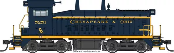 Walthers Proto 920-48501 HO Scale EMD SW9 Diesel Chesapeake & Ohio C&O 5254