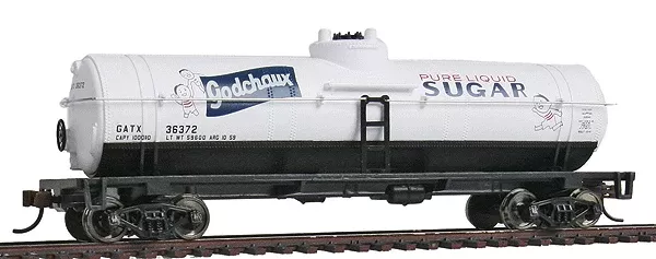 Walthers Trainline 931-1618 HO Scale 40' Tank Car Godchaux Sugar GATX 36372