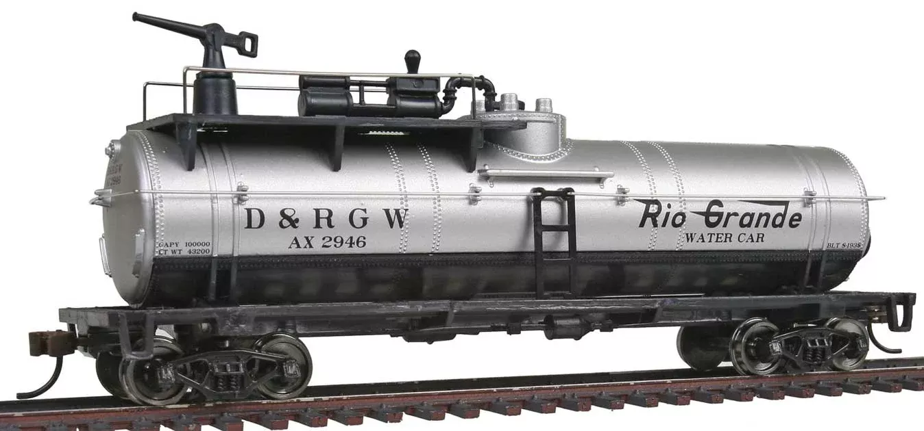 Walthers Trainline 931-1791 HO Scale 40' Fire Fighting Tank Car Rio Grande D&RGW AX2946