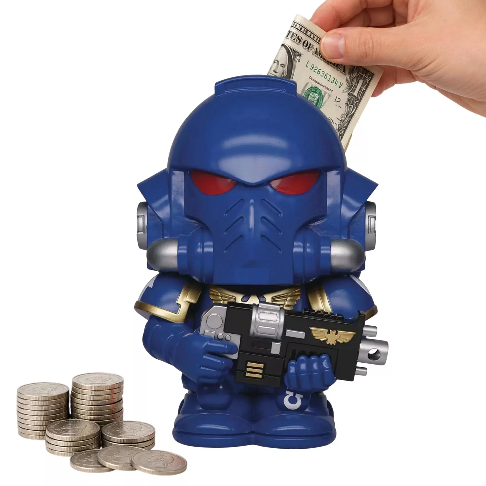 Warhammer 40K Ultramarine Intercessor9-Inch PVC Figural Bank