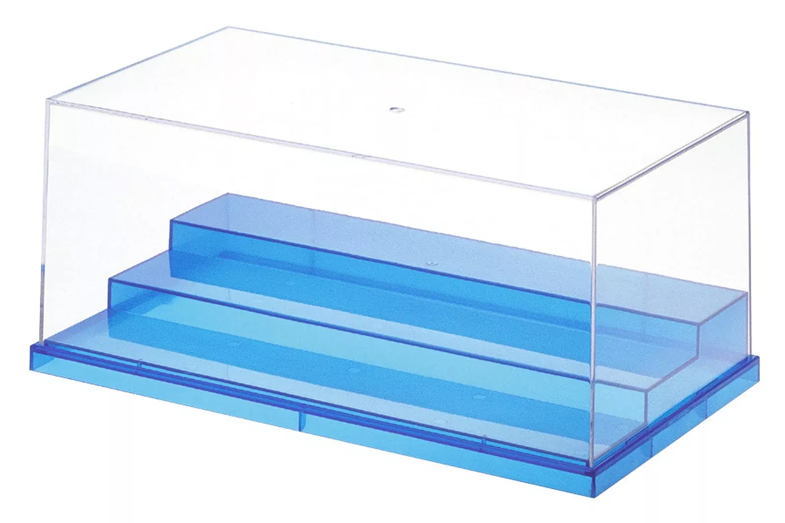 WAVE Materials Tc034 Plastic Clear Case For Display Models T-Case Stage Translucence Blue L
