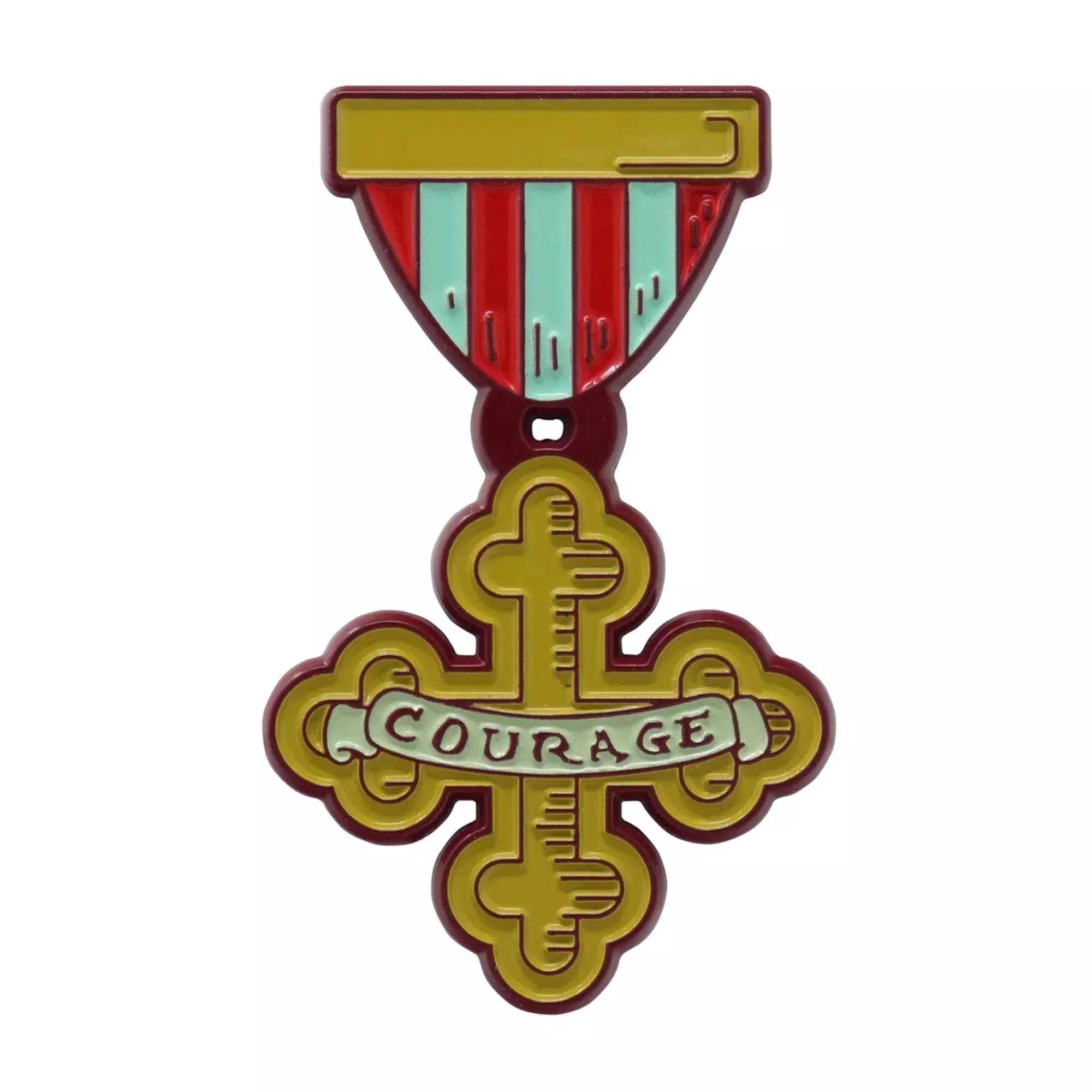 The Wizard of Oz Limited Edition Courage Medal Pin Badge