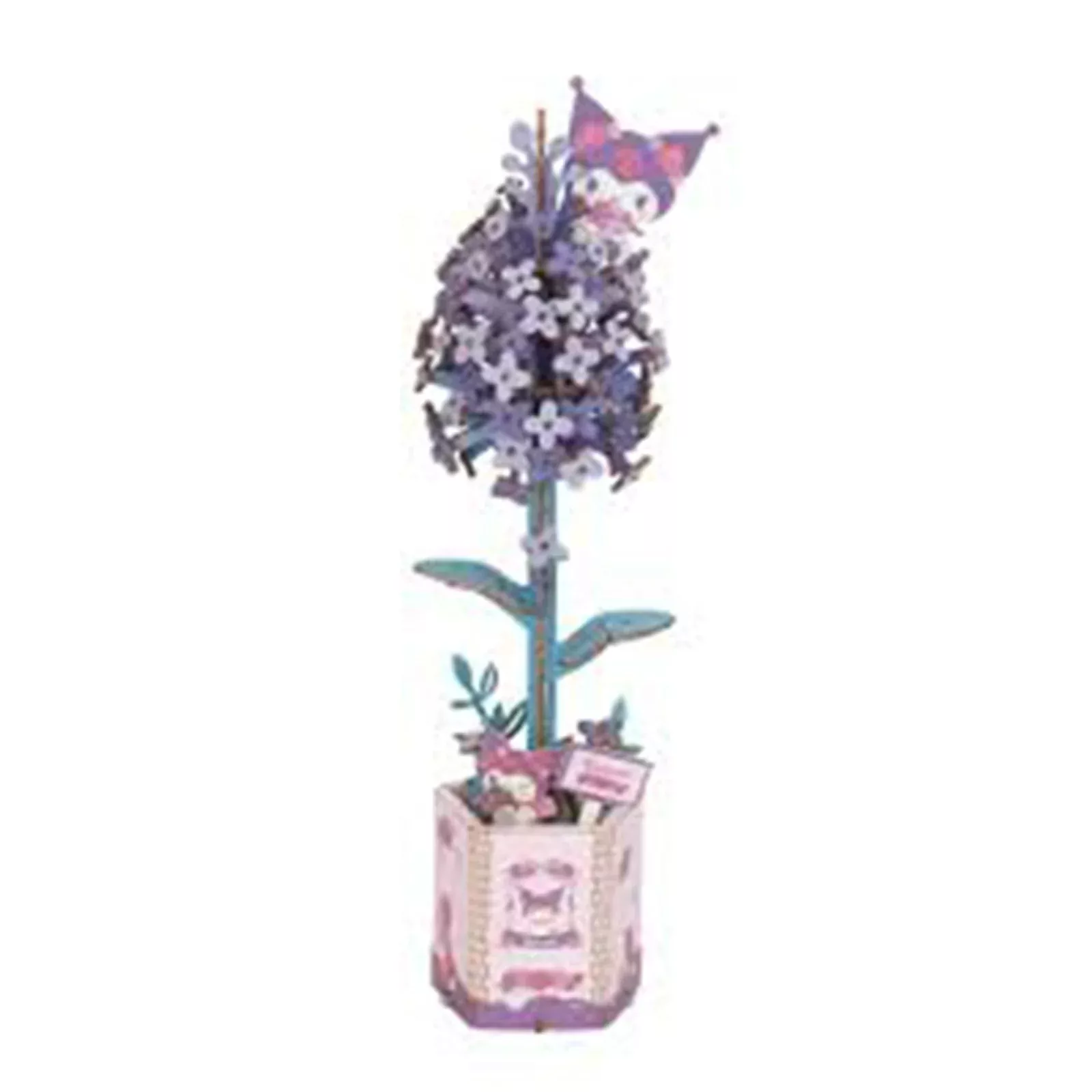 Wooden Puzzle: Hello Kitty and Friends Kuromi Lilac