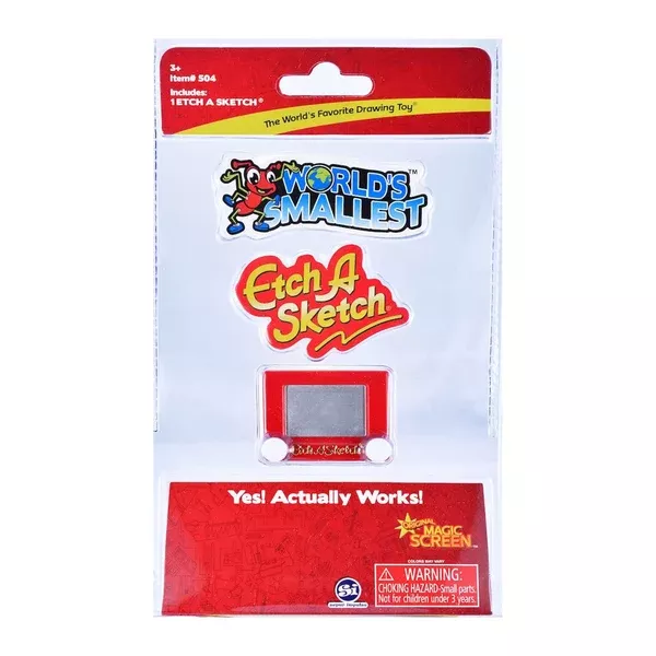 World's Smallest Etch A Sketch Figure