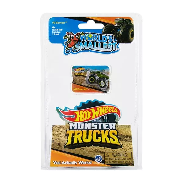 World's Smallest Hot Wheels V8 Bomber Monster Truck