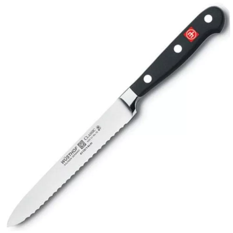 Wusthof Classic 5.5in Serrated Utility Knife