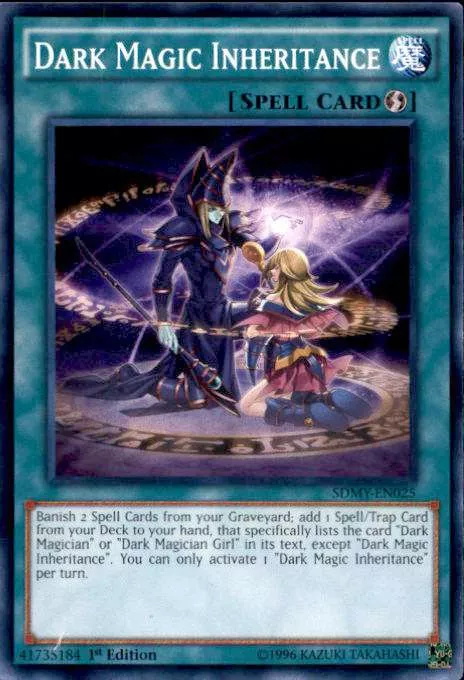 YuGiOh Yugi Muto Structure Deck Common Dark Magic Inheritance SDMY-EN025