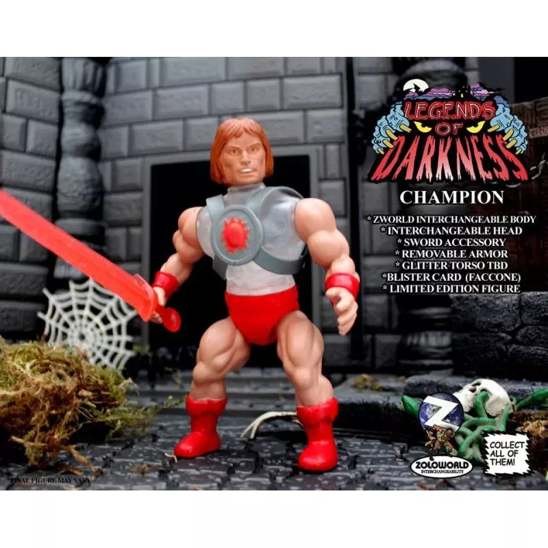 Zoloworld Legends Of Darkness Champion MOC Action Figure VAULT