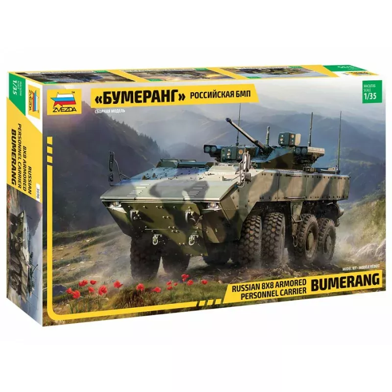 Zvezda 1/35 scale BUMERANG RUSSIAN APC