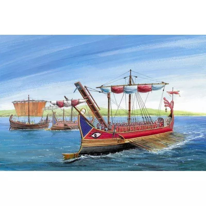 Zvezda 1/72 Roman Trireme Ship # 8515 - Plastic Model Kit