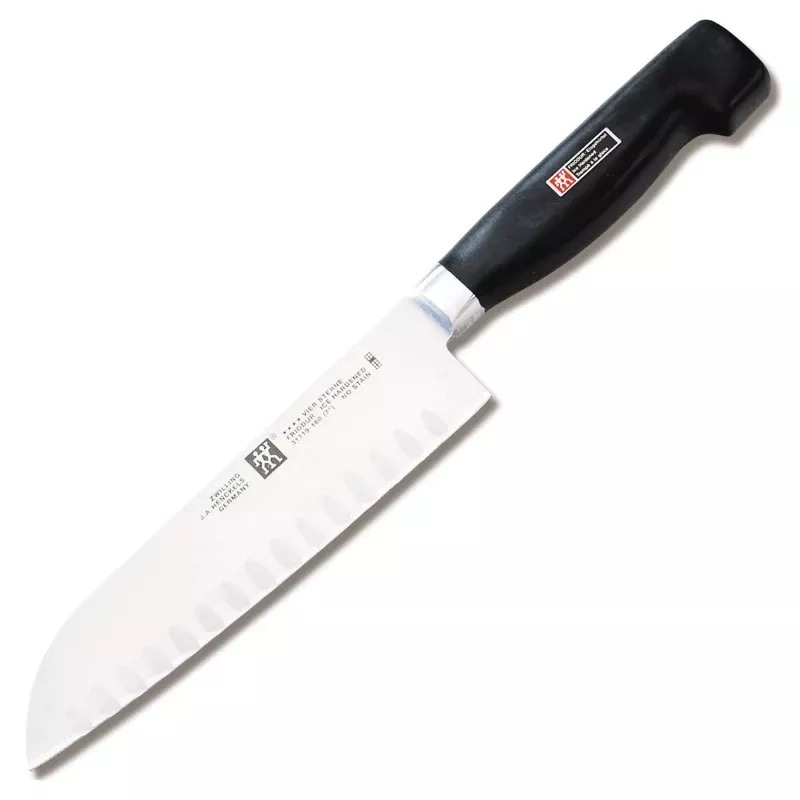 Zwilling J.A. Henckels Four Star 7in Granton Santoku